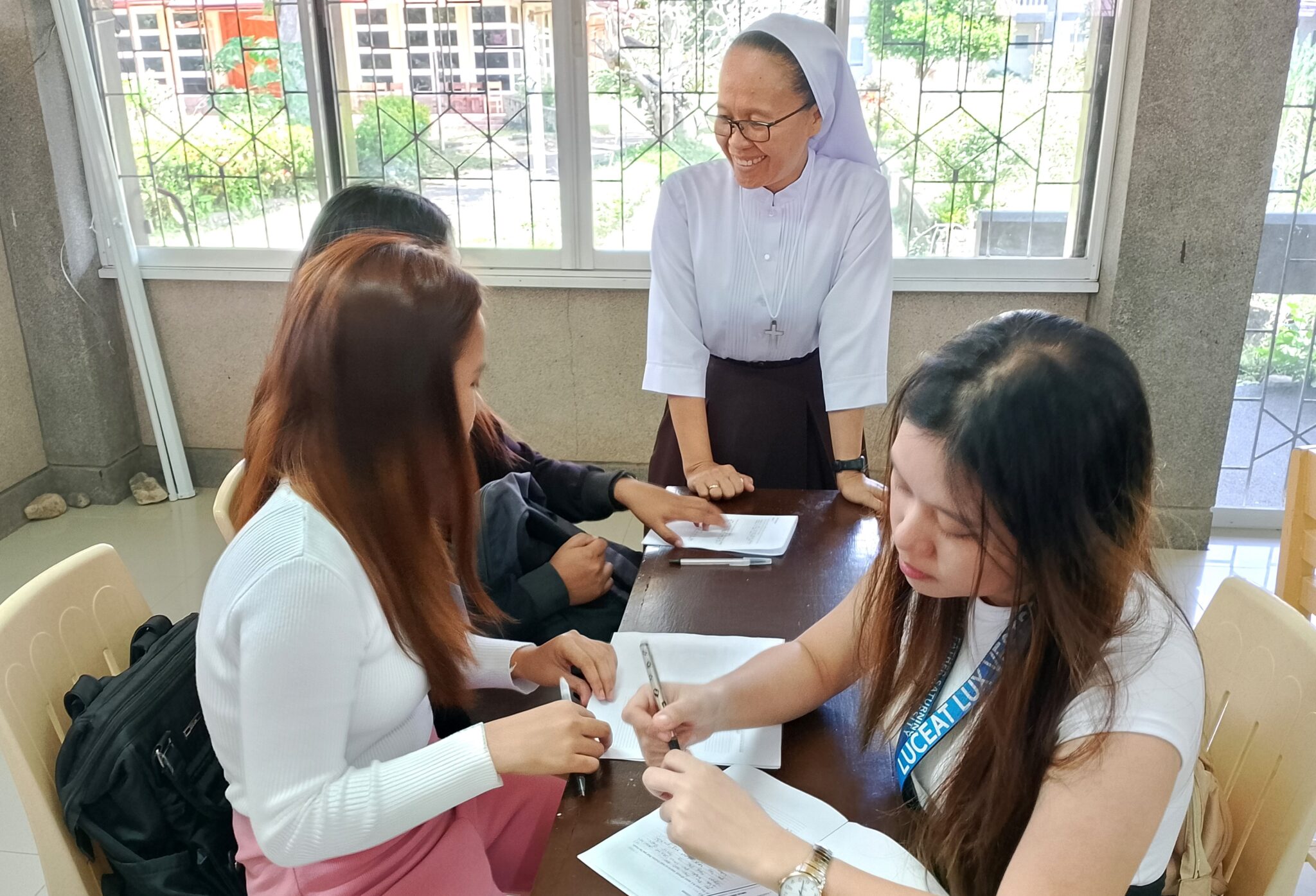 Sisters teaching the youth